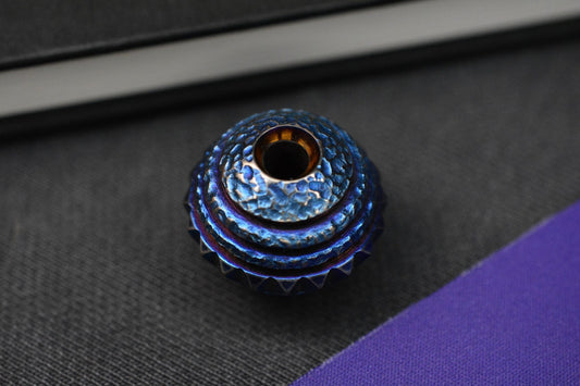 RARE Renaissance Creations Custom Rock Star Timascus Ano -Ti Bead