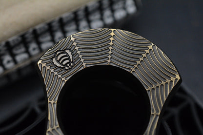 NEW Wkrmn Bonehead Spider Bite - Spider Web Design Brass w/ Brass Bead