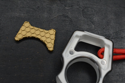 NEW Swampy EDC Shark Snow White/ Brass Frag Mag Inlay Stormtrooper Edition