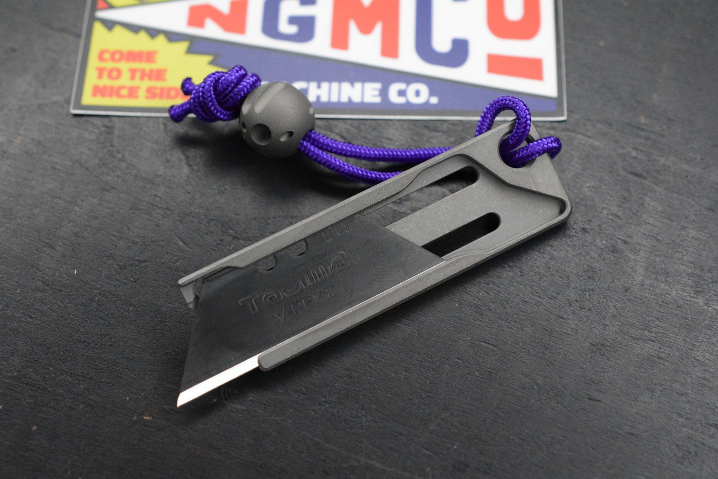 NEW Nice Guy Machine Co x Gil-Tek Minimalist Utility Knife - Ti w/ TKW Bead
