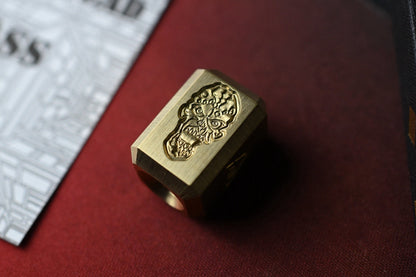 RARE Zach Wood Customs - Zombie Beveled Brass Bead Re Playge NGMCo