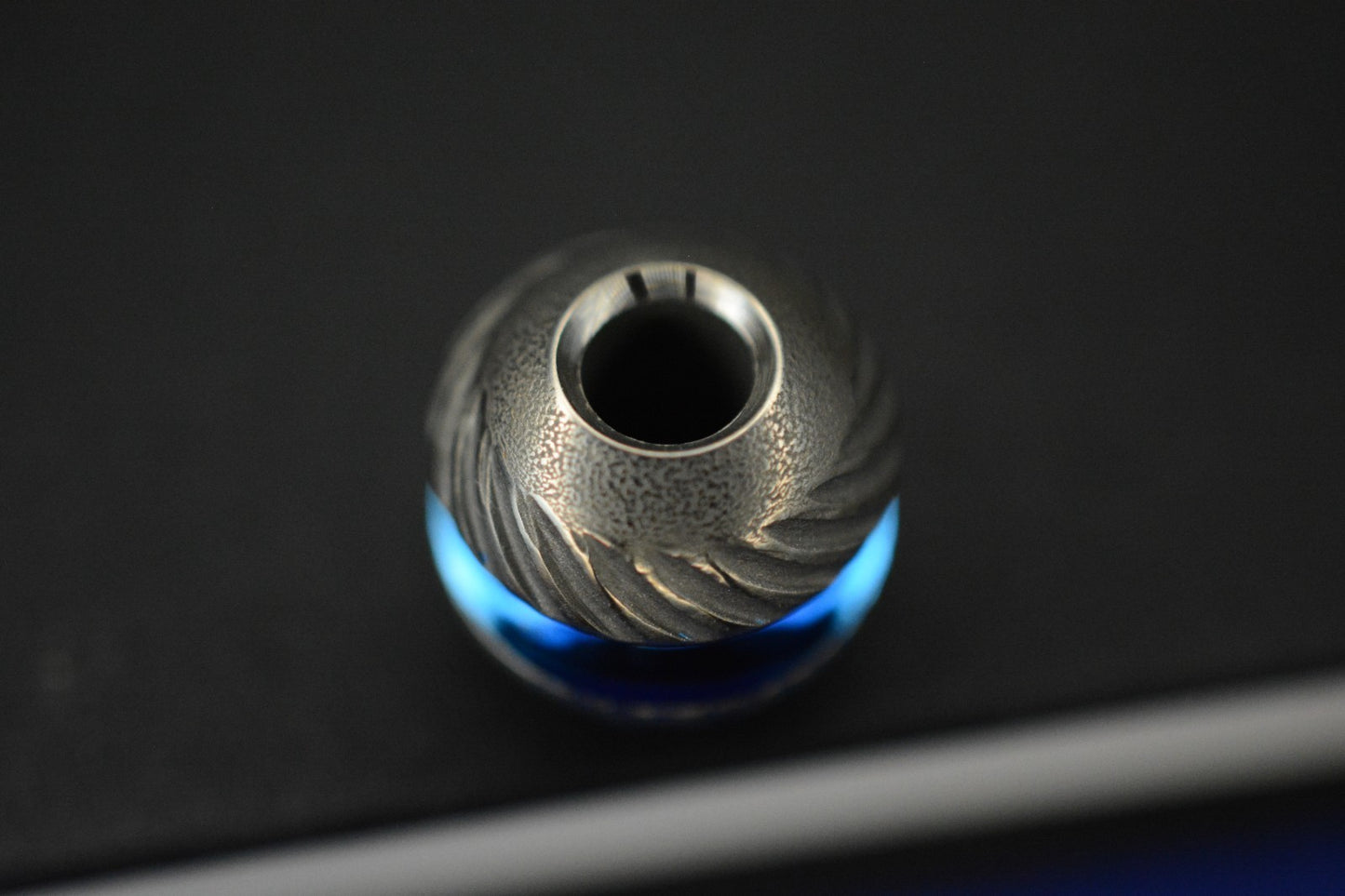 RARE Renaissance Creations Custom Death Sphere Full Ano Ti Bead Re Microtech
