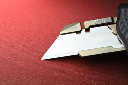 NEW Hypercut Oracle Razor Knife - Black Starburst Aluminum / Stonewashed