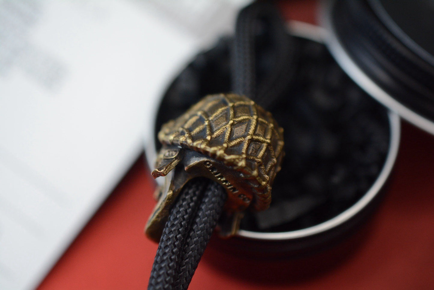 NEW Griffin Combat Dead Sergeant - Brass Skull Bead - Hi Detail
