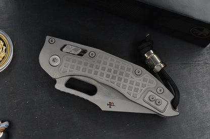 NEW Microtech Manual Stitch Marfione Select - Full Ti/ Frag w/ CKF Bead + More