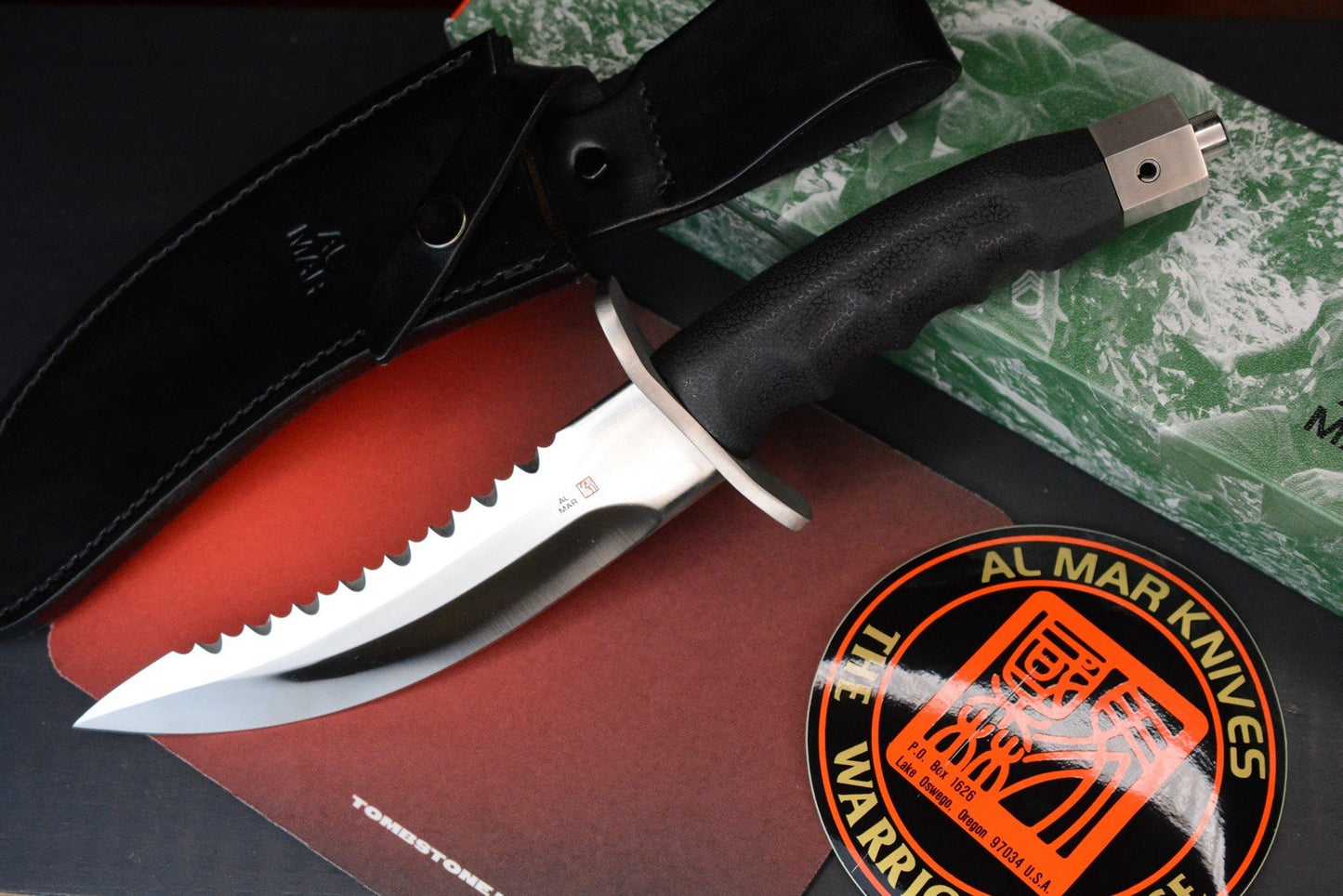 RARE++ Al Mar Warrior Fixed Blade- 1980s Complete w/ Original Packaging
