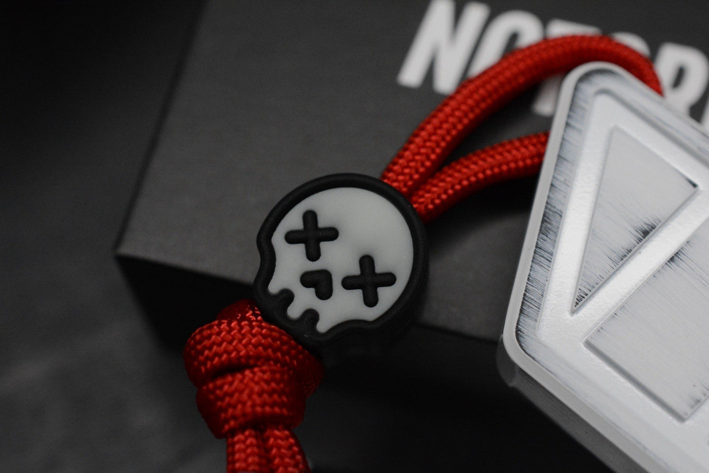 NEW Notorious EDC NFG Worry Stone Salty Cerakote - Road Rash w/ Wkrmn Bead