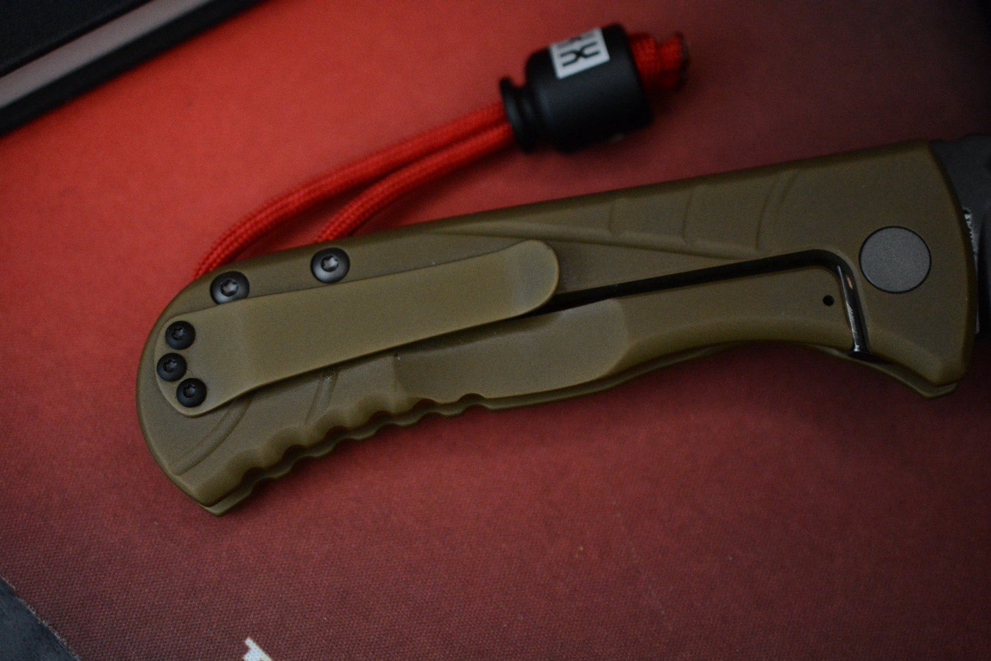 RARE ++ Les George Talos - DLC FDE Handle/ Black DLC Magnacut w/ Poison Bead