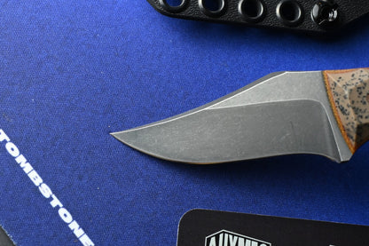 CUSTOM Auxiliary MFG Pocket Bowie - Light Blue G10 / GripX Darkwash AEB-L