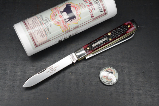 NEW Great Eastern Cutlery New Town Physician - Black Raspberry Jigged Bone