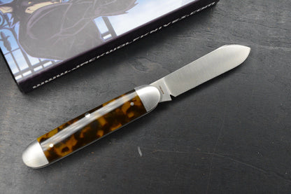 NEW Jack Wolf Gateway Equal End - Tortoise Shell Kirinite /Belt Satin Spearpoint