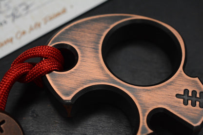 NEW Copper Shed “Shed Head” V6 Copper Bottle Opener w/ Necro Bead Re Microtech