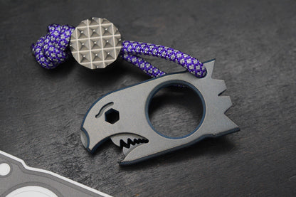 NEW Notorious EDC Baby Bomb - Northern Lights Cerakote Ti w/ TKW Curator