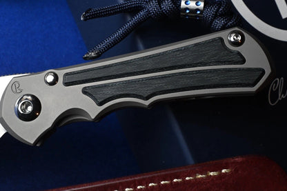 NEW Chris Reeve Small Inkosi - SW Insingo / Glass Blasted Ti /Blue Denim Micarta