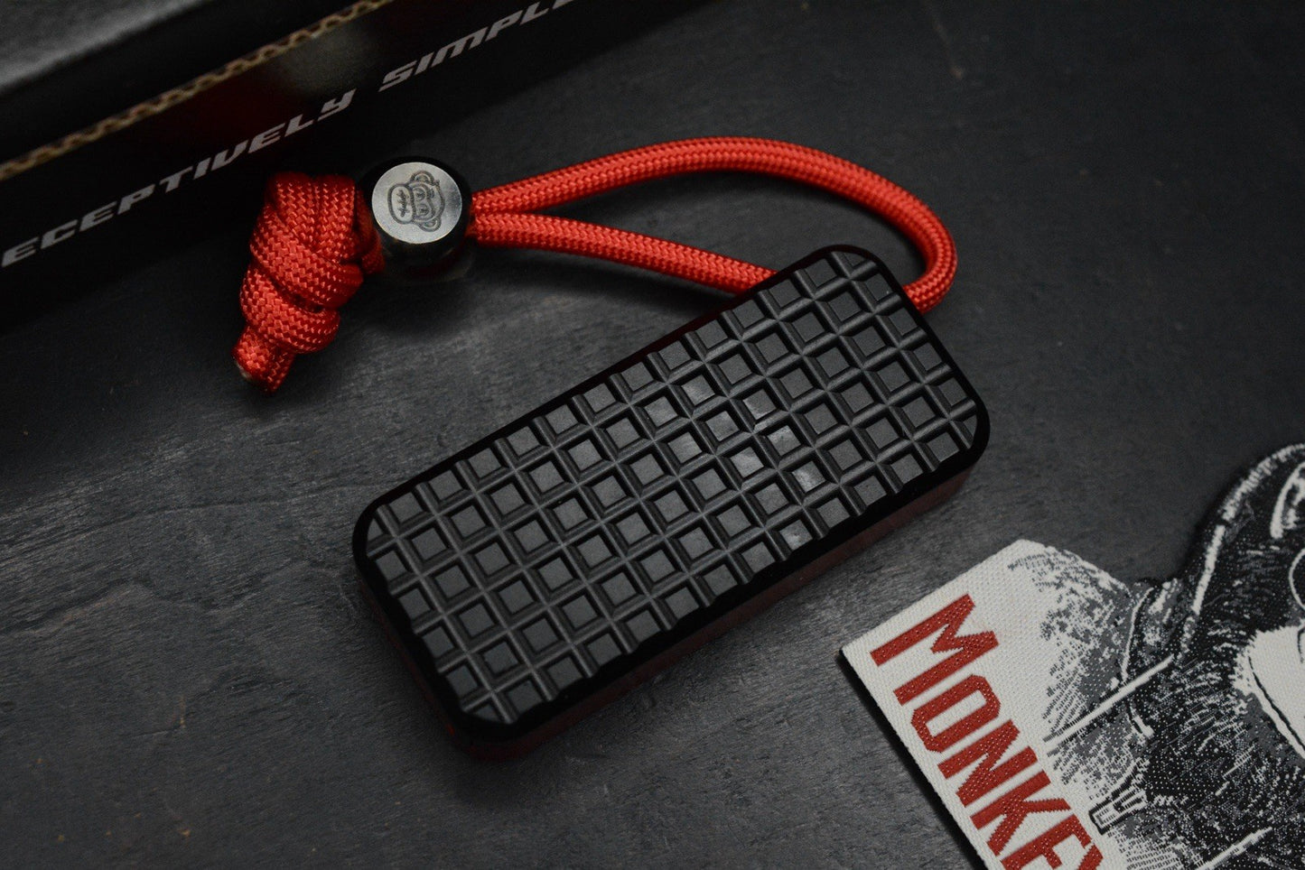 NEW Rivery MFG Zero Monkey Edge Black/ Red Frag MEFP Patch & AuCon Bead