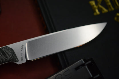 NEW Chris Reeve Inyoni Black Canvas Micarta Magnacut w/ Monkey Edge Patch & Bead