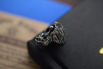 RARE Starlingear Customs .925 Sterling “Angry Silverback Gorilla S2 Bead