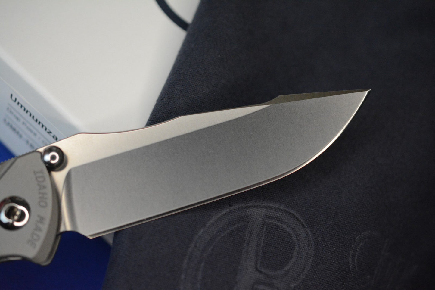 NEW Chris Reeve Umnumzaan - Glass Blasted / Drop Point Magnacut