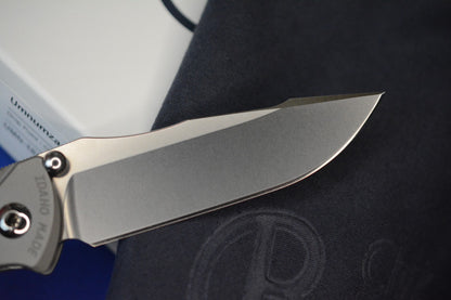 NEW Chris Reeve Umnumzaan - Glass Blasted / Drop Point Magnacut