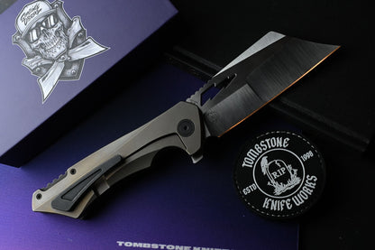 RARE Something Obscene Nemley - Titanium Bronzed SW / 20CV - SN 22 / 50
