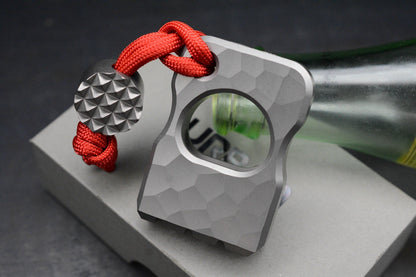 NEW Urban EDC x CadLab Bump Bottle Opener Titanium w/Curator Bead