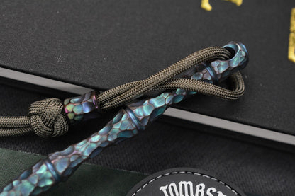 RARE Royal Creations Rock Spike -Ano Green & Purple Ti