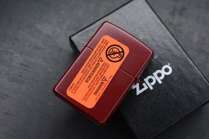 RARE CUSTOM ZIPPO x Microtech Knives - Burgundy Lighter BNIB 1/1 Discontinued