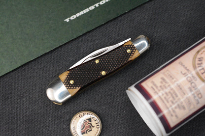 NEW Great Eastern Cutlery - Geppetto Whittler Chocolate Checkered Richlite