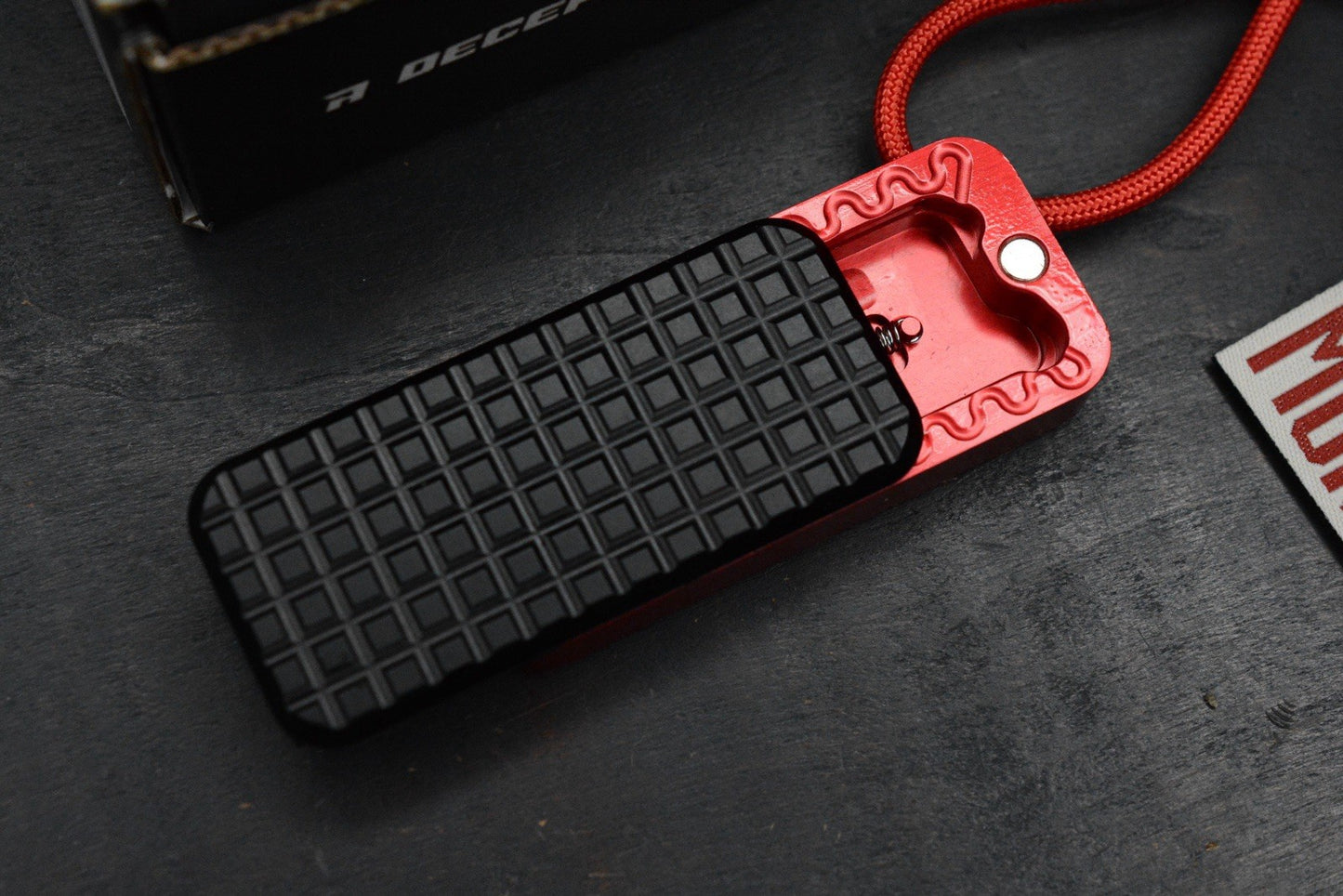 NEW Rivery MFG Zero Monkey Edge Black/ Red Frag MEFP Patch & AuCon Bead