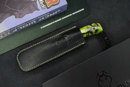 NEW Jack Wolf Pioneer Jack FIXedc - Kirinite Toxic Green / S90V w/ Sheath