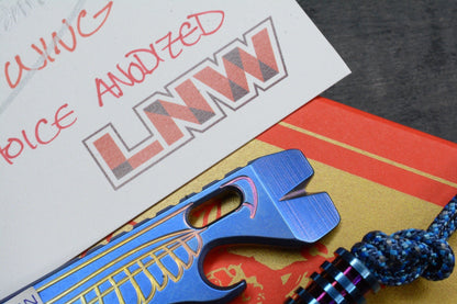 NEW Lynch Northwest V1.7 Double Wing Makers Choice Ano Pry w/ Custom Bead & COA