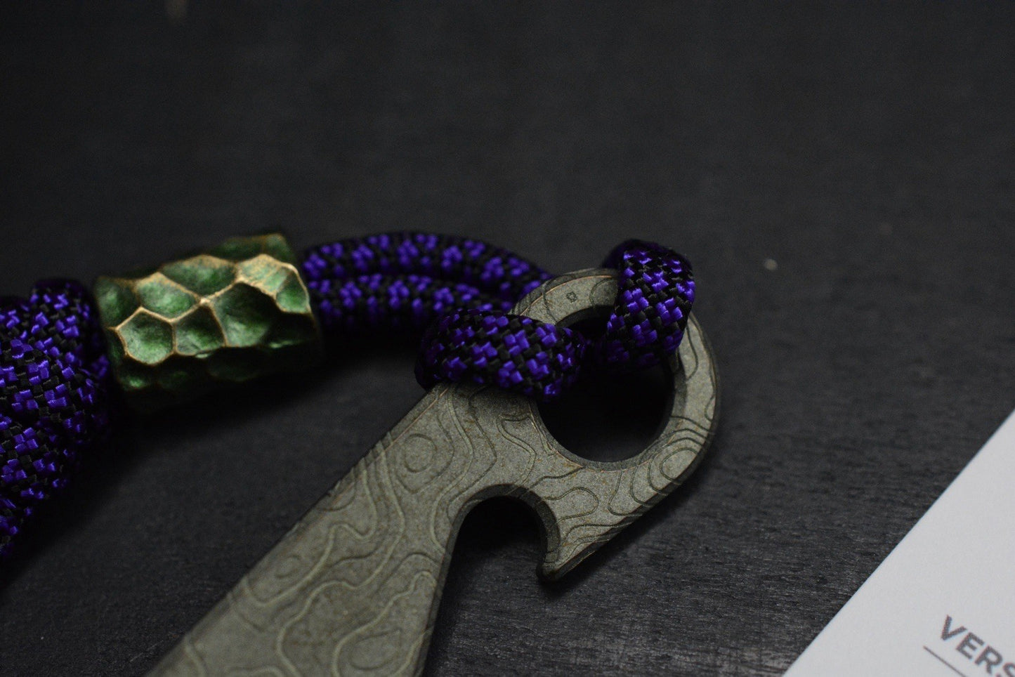 NEW BRNLY Polly Pry-Rose Plain Jade SW Ti w/ Jade Jimped Bead