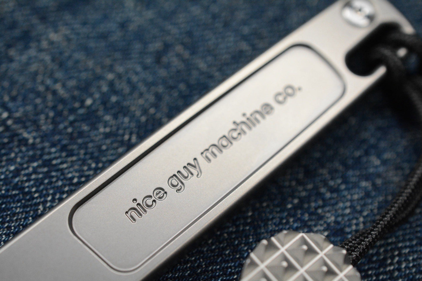 NEW Nice Guy Machine Co The Wraith - Titanium Pry Bar NGMCo w/ TKW Curator