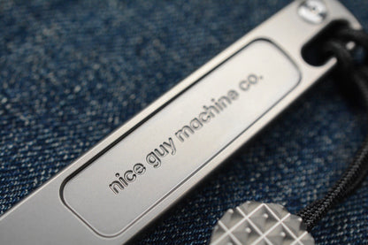 NEW Nice Guy Machine Co The Wraith - Titanium Pry Bar NGMCo w/ TKW Curator