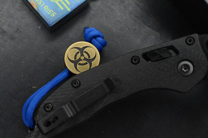 NEW Microtech Stitch-Ram-Lok Carbon Fiber Black DLC w/ Fallout Pack & Bead