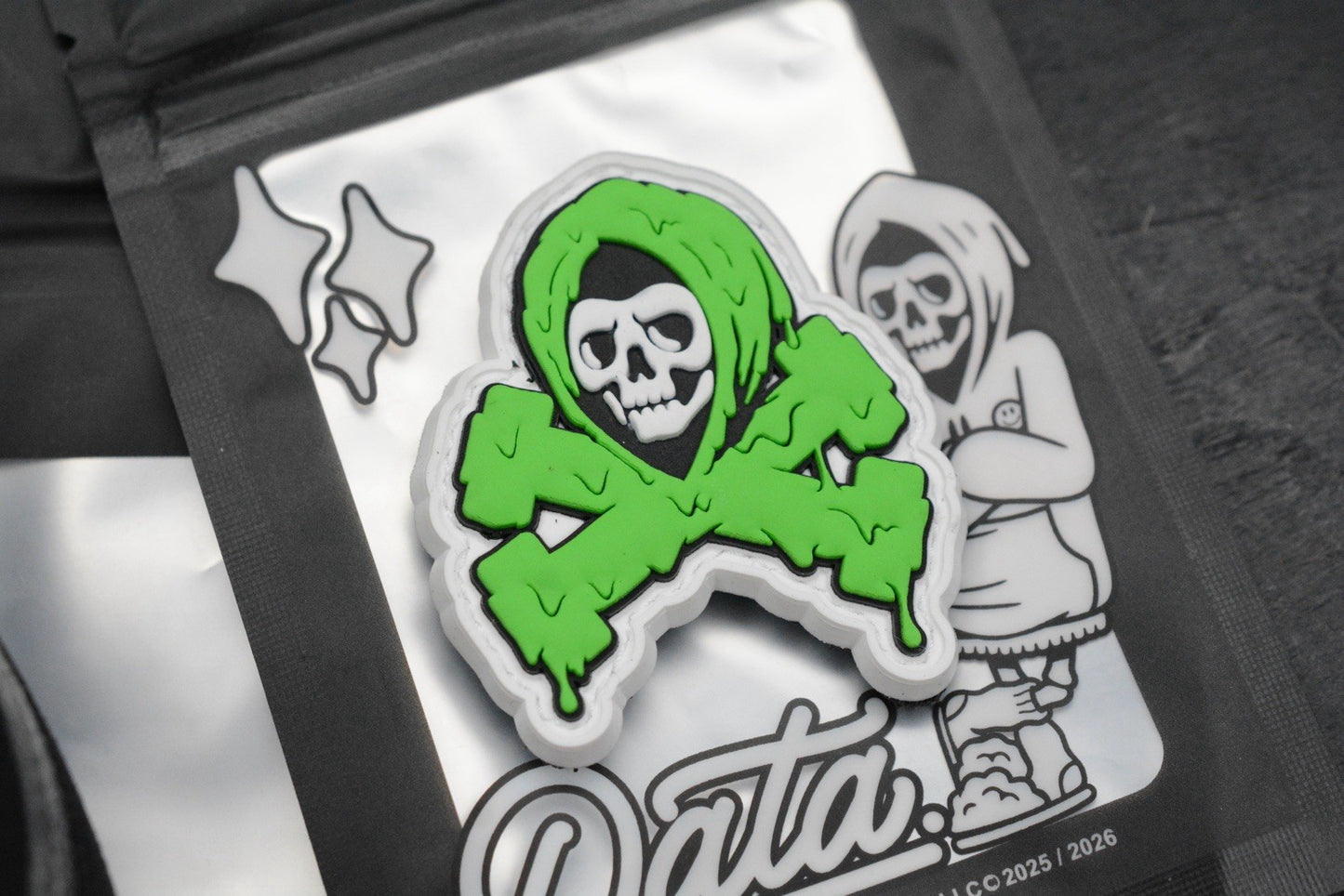 NEW Data Crew What-a-Junior - Slime Pouch w/ Starko Collab Patch Set