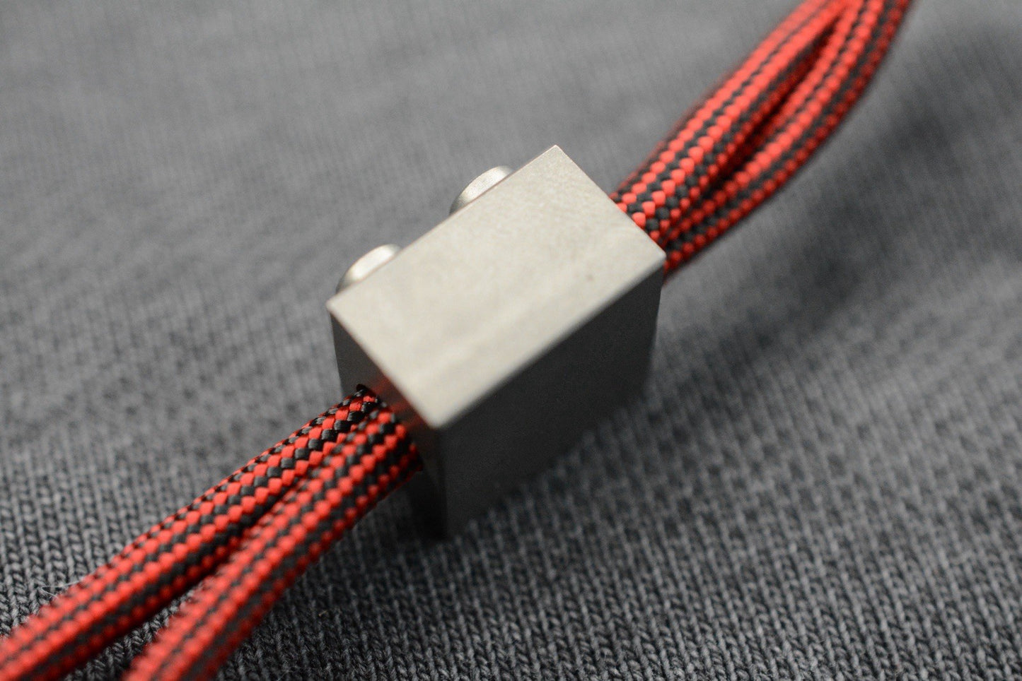 CUSTOM LEGO Brick Titanium Bead