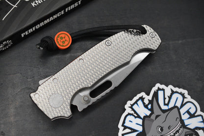 NEW Demko AD20 Full Size Textured Ti Magnacut Shark Lock USA MADE w/ Playge Bead