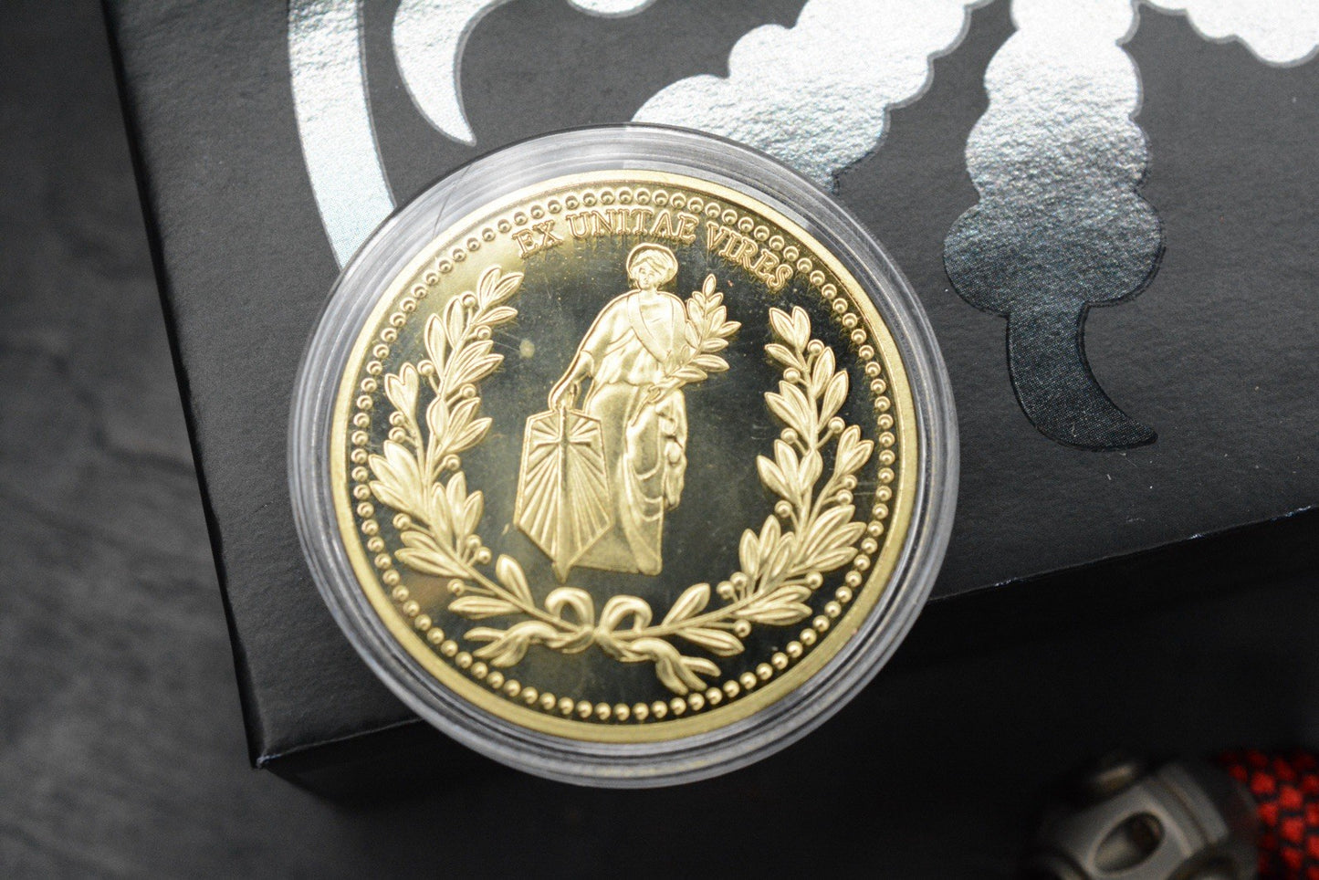 RARE Microtech MSI MINI - Ti Frag Handle/ Brz Accents w/John Wick Pack & CH Bead