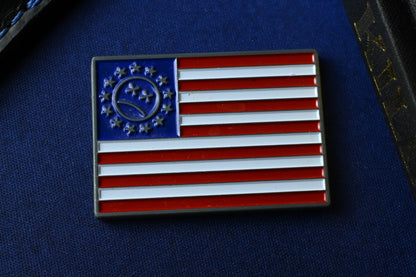 CUSTOM Andy Frankart Flag Coin America 250 w/ GSD Leather Sheath