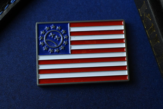 CUSTOM Andy Frankart Flag Coin America 250 w/ GSD Leather Sheath