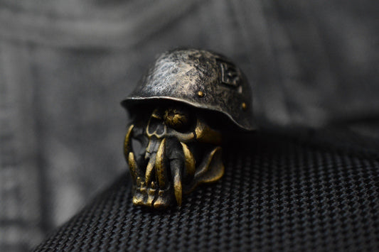 RARE++ Custom Knife Factory x Copper Head - Merzost “Eye Popper” Brass Bead