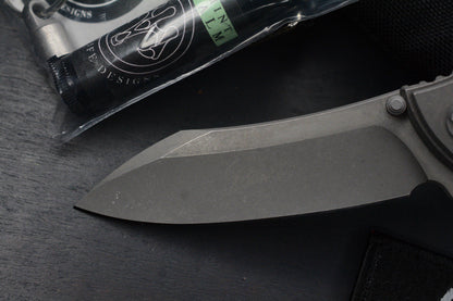 NEW Hawk Knives Talon M390 Full Titanium Inlay w/ Copperhead & Predator Patch