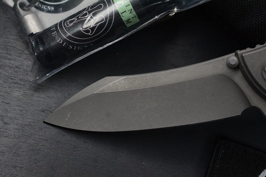 NEW Hawk Knives Talon M390 Full Titanium Inlay w/ Copperhead & Predator Patch