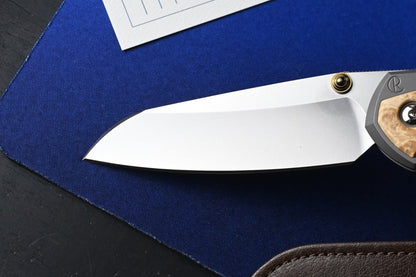 RARE Chris Reeve Large Sebenza 31 Box Elder Inlay / Magnacut Insingo w/CRK Pouch