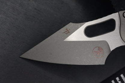 NEW Microtech Manual Stitch Marfione Select - Full Ti/ Frag w/ CMW Bead & Patch