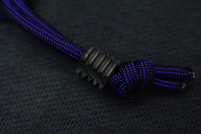 RARE Half Face Cardiac Spike Black Micarta / Highland Green G10 w/ Wick Pack