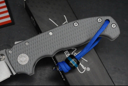 NEW Demko AD20 Whale Shark Thumb Slot MagnaCut Textured Grey G10 EXC