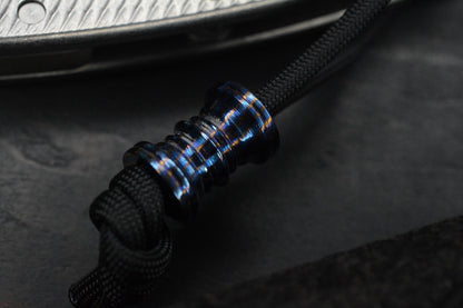 RARE++ Demko AD20 XXX Textured Ti / Stud Only CPM 3V Blade