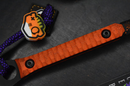 RARE Half Face Cardiac Spike Halloween SE Orange G-10 w/ Inky EDC Candy Corn Set
